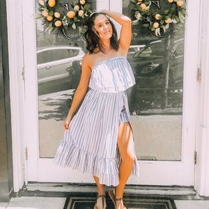 Strapless Two Piece outfit